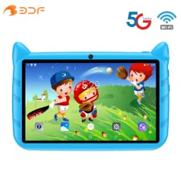 7 Inch Kids Tablets Children's Gifts Learning Education Android Tablet PC Quad Core 4GB RAM 64GB ROM 5G WiFi Bluetooth Cameras