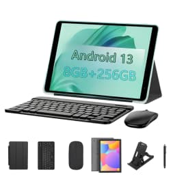 10.1' High-Definition Screen Tablet Octa-Core Processor 8GB+256GB ROM 4G 5G Dual SIM WiFi GPS Metal Shell with Keyboard Mouse