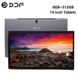 New 14 Inch Tablets Global Version Android 13 Octa Core 8GB RAM 512GB ROM 4G LTE Dual SIM 5G Dual WiFi GPS Tablet PC 10000mAh