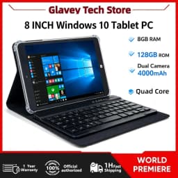 8 INCH Q1 8GB RAM 128GB ROM Windows 10 Tablet PC Quad Core Dual Camera Build in 4000mAh Battery Big Sale