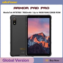 Ulefone Armor Pad Pro Rugged Tablet IP68/IP69K 4G MT8788 16GB RAM(8GB+8GB Virtual RAM) 128GB ROM 48MP 7650mAh Android 13