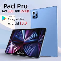 New Arrivals 10.1 Inch Tablet Pc 8GB RAM 256GB ROM Android 13 Octa Core Dual 4G LTE Internet Dual 5G WiFi HD Screen Pad 8000mAh