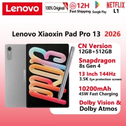Original Lenovo Xiaoxin Pro 13 Tablet 13'' 3.5K 144Hz Diplay 12GB 512GB ROM 10200mAh Snapdragon 8s Gen 4 CPU WIFI 7 AI Pad PC