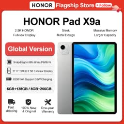 Global Version HONOR Pad X9a 11.5" 120Hz 2.5K Fullview Display Snapdragon 685 Slim Metal Body Tablet WiFi/LTE Android15 8300mAh