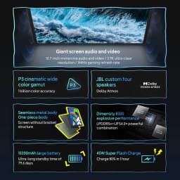 Lenovo Xiaoxin Pad Pro 12.7 2025 Tablet MediaTek Dimensity 8300 2.9k 144Hz LCD Display JBL Speakers 10200mAh 45W Charging ZUI 16