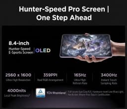 Original Lenovo Legion Y700 Wuji Gaming Tablet 8.4" 2560*1600 OLED 7470mAh 68W Fast Charge 5G SIM Call Tablet PC 50MP RGB Halo