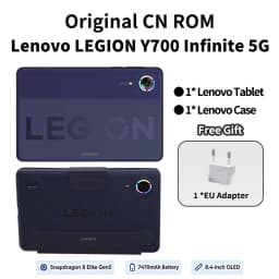 Original Lenovo Legion Y700 Wuji Gaming Tablet 8.4" 2560*1600 OLED 7470mAh 68W Fast Charge 5G SIM Call Tablet PC 50MP RGB Halo