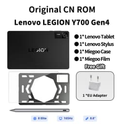 Lenovo Legion Y700 4th Gen TB322FC CN ROM Snapdragon 8 Elite 8.8" 165Hz Display 7600mAh 68W Charging Gaming Android Tablet PC