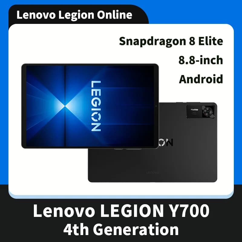 Lenovo Small Size Tablet 8.8inch Gaming Legion Y700 Gen4 3K Snapdragon8 Supreme Edition 68W Super Fast Charge 7600mAh Battery