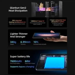 Lenovo Small Size Tablet 8.8inch Gaming Legion Y700 Gen4 3K Snapdragon8 Supreme Edition 68W Super Fast Charge 7600mAh Battery