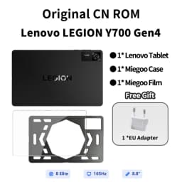 Lenovo Legion Y700 4th Gaming Tablet Snapdragon 8 Elite Copper Vapor Chamber Cooling 16GB RAM + 1TB Ice White 7600mah