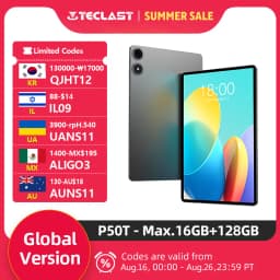 Teclast P50T Android 16 Tablet 90Hz 11" Incell Display T7250 Octa Core Max.16GB RAM 128GB ROM 8000mAh 13MP+5MP GPS Tablets PC