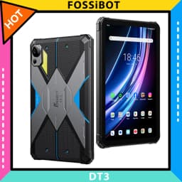 FOSSiBOT DT3 5G Rugged Tablet, Android 15, 10.4 inch 1200x2000 Display, 12GB RAM 256GB ROM, WiFi 6, 21560mAh Battery 66W Fast Charge, 64MP+32MP Camera, LED Flashlight, NFC, GPS/GALILEO/GLONASS/QZSS/BEIDOU/NavIC, Fingerprint & Face ID Unlock