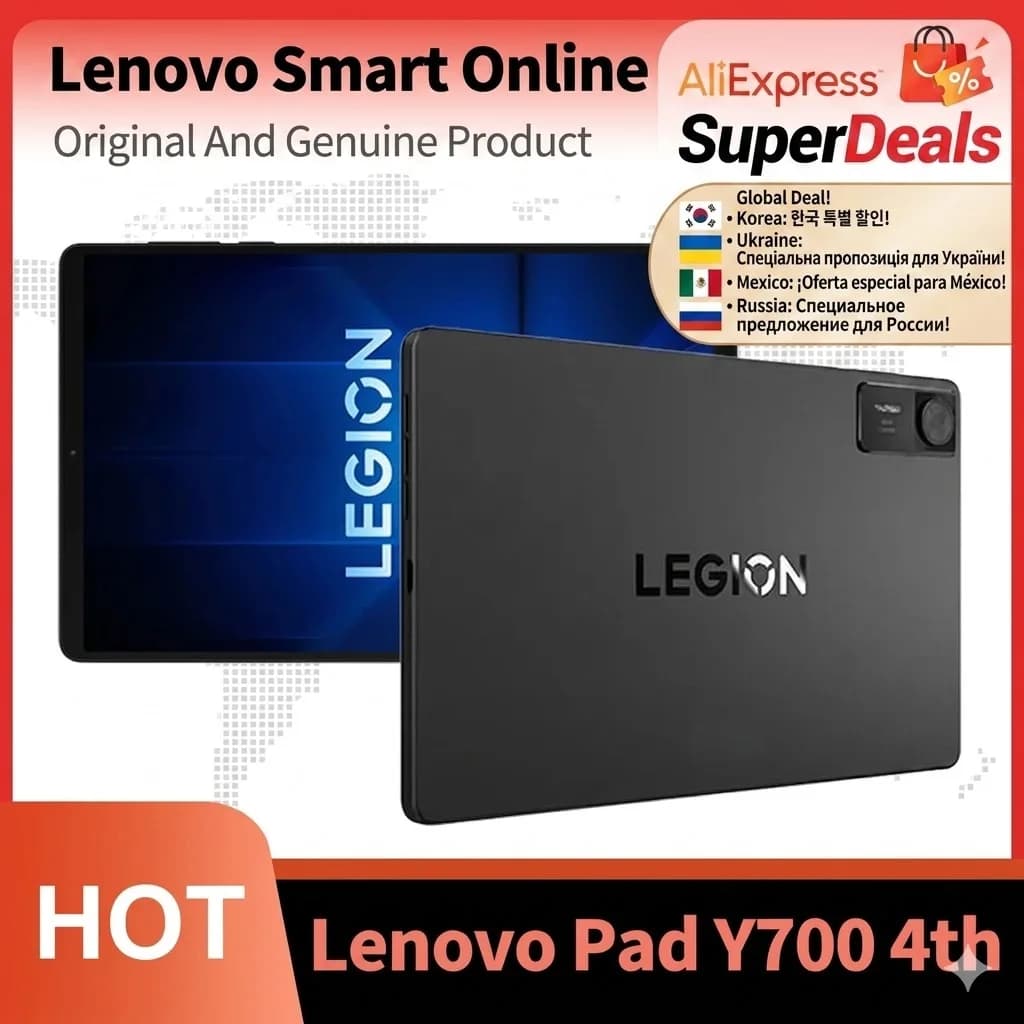 Lenovo Small Size Tablet 8.8inch Gaming Legion Y700 Gen4 3K Snapdragon8 Supreme Edition 68W Super Fast Charge 7600mAh Battery