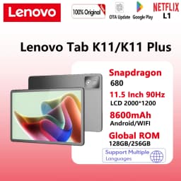 Global Firmware Lenovo K11/Plus Tablet WIFI 11.5" Snapdragon 680 Processor 8+256G /6+128 GPS 8600mAh Android14