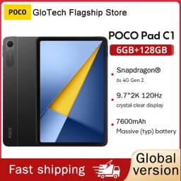 Global Version POCO Pad C1 9.7"2K 120Hz crystal-clear display Wi-Fi 8MP Snapdragon® 6s 4G Gen 2 Mobile Platform 7600mAh