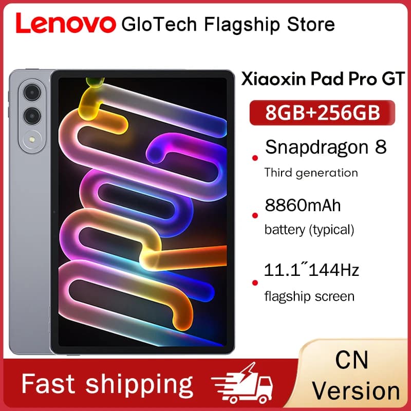 Lenovo Xiaoxin Pad Pro GT Tablet CN Version 11.1'' 3.2K LCD 144Hz Display Snapdragon 8 Gen 3 Pad PC
