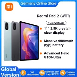 Global Version Xiaomi Redmi Pad 2 Wifi 11" 2.5K Crystal-Clear Display with Mediatek Helio G100-Ultra Processor 9000Mah Big Battery