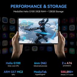 ALLDOCUBE iPlay 70 Pad Pro 12.1'' 2.5K 90Hz Dsiplay MTK G100 16GB RAM 128GB ROM 10000mAh 4G LTE Android 16 Tablet