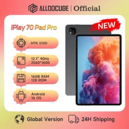 ALLDOCUBE iPlay 70 Pad Pro 12.1'' 2.5K 90Hz Dsiplay MTK G100 16GB RAM 128GB ROM 10000mAh 4G LTE Android 16 Tablet