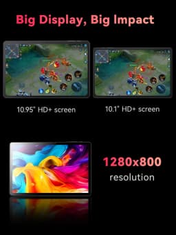 [Shipping from Poland] Cubot [Tab 70] Tablet 16Gb(6+10) Ram 128Gb Rom 8200Mah 10.95" Hd+ Screen Android 14 Octa-Core Face Id Pad