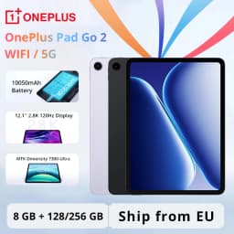 Global Version OnePlus Pad Go 2 WiFi / 5G MediaTek Dimensity 7300-Ultra 120Hz Display 8MP Camera 10050mAh Battery Android Tablet