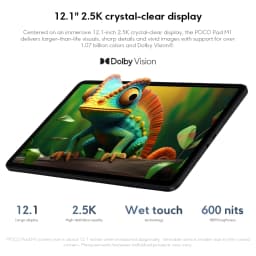 Original POCO Pad M1 Global Version Snapdragon 7s Gen 4 Tablet 12.1" 2.5K 120Hz Display 12000mAh Battery 27W Reverse Charge