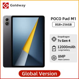 Original POCO Pad M1 Global Version Snapdragon 7s Gen 4 Tablet 12.1" 2.5K 120Hz Display 12000mAh Battery 27W Reverse Charge