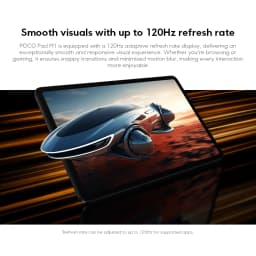 Original POCO Pad M1 Global Version Snapdragon 7s Gen 4 Tablet 12.1" 2.5K 120Hz Display 12000mAh Battery 27W Reverse Charge