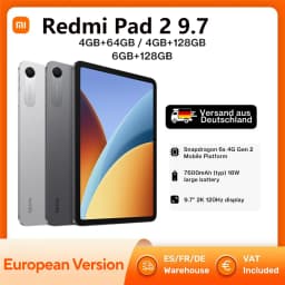 Xiaomi Redmi Pad 2 9.7 Snapdragon 6S 4g Gen 2 Mobile Platform 2K 120Hz Display 7600Mah Massive Battery Xiaomi Tablet 8Mp Camera
