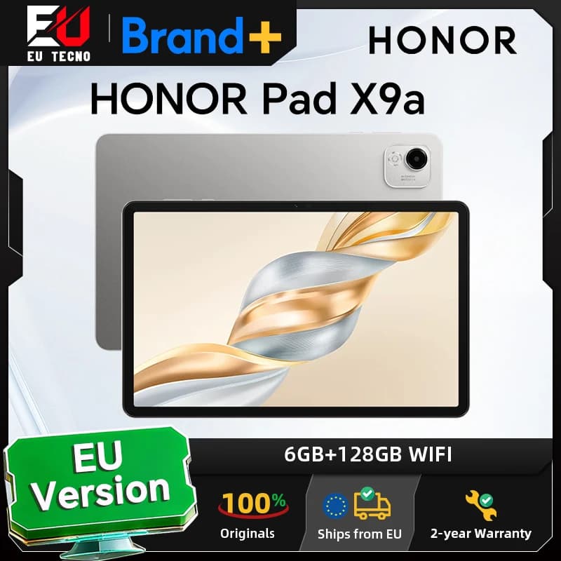 HONOR Pad X9a,EU Version WIFI Tablet, 11.5-inch 120Hz 2.5K HONOR Fullview Display,8300mAh Battery,Octa-core Processor,8MP Camera