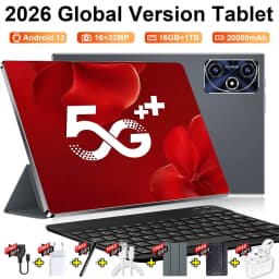 10.36" WiFi Global Version Tablet 20000mAh 14 Core 16GB+1TB Dual SIM 5G Android 13 Gaming Pad GPS BT 16+32MP Camera