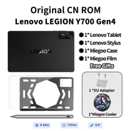 Original New CN Lenovo Legion Y700 4thGen 8.8" 165Hz High Refresh Rate Gaming Tablet PC Snapdragon 8 Elite 7600mAh 68W Charging