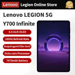 Grand New Arrival Lenovo Legion Y700 Wuji 8.4" OLED Gaming Tablet Snapdragon 8 Elite Gen5 165Hz 7470mAh Dual USB‑C 5G Tablet PC