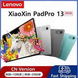 Lenovo XiaoXin PadPro13 2026 Tablet Snapdragon 8s Gen4 ,144HzRefresh Rate, 10200mAhBattery for Work & Entertainmen