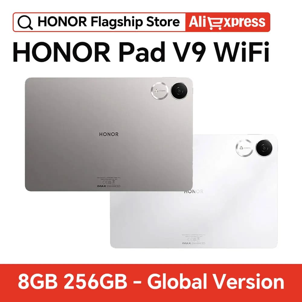 HONOR Pad V9 Global Version 11.5'' 2.8K 144Hz Eye Care Tablet Dimensity 8350 Elite 10100mAh Battery 66W FastCharging Android 15