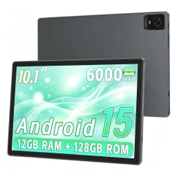 Paitanry Y40 10 Inch Android Tablet PC 12GB (6+6 Virtual RAM)+128GB ROM, Helio G80 Octa‑Core,6000mAh,5+13MP Dual Camera,18W Fast Charging,Dual WiFi for Gaming Reading High-End Tablet