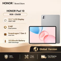 Global Version HONOR Pad 10 2.5K 120Hz 12.1" Tablet 10100mAh Large Battery 35W Charging 6 Speakers Slim Metal Body