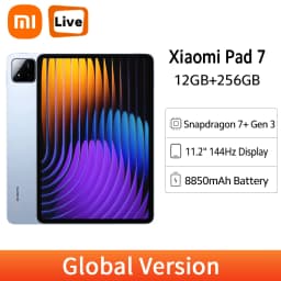 Xiaomi Pad 7 Global Version Mi Tablet Snapdragon 7+ Gen 3 3.2K 144Hz 3200×2136 Dispaly 8850mAh Battery 45W Turbo Charging