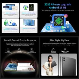 Teclast T65 Tablet PC 120Hz 13.4-inch FHD 8GB RAM 128GB ROM Unisoc T7280 8000mAh Android 16 4G LTE GPS Dual SIM