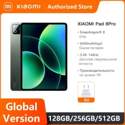 Xiaomi Pad 8 Pro Global Version 11.2' 3.2K 144Hz Display 8-core Snapdragon® 8 Elite 9200mAh 67W HyperCharge 50MP Rear Camera