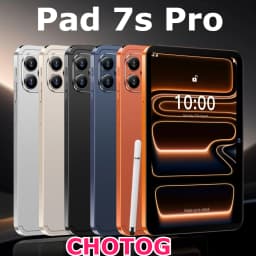 CHOTOG NEW Pad 7s Pro Tablet 10.1 Inch Android 15 Tablets 16+32MP Camera 22GB+2TB 10000mAh Battery Face Unlocked Wifi GPS Tab PC For Children's Kids Gifts