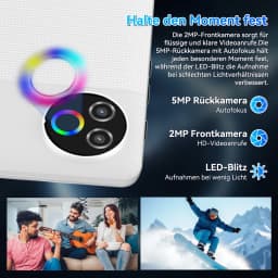URAO KB1001L 10.1 Inch HD Tablet PC A333 Five-Core Processor Widevine L1 DRM Android 15 20GB(3+17GB) RAM 64GB ROM 5000mAh Battery Front 2MP Rear 5MP Camera All Accessories Kit Kids Study Gaming Streaming Tablet