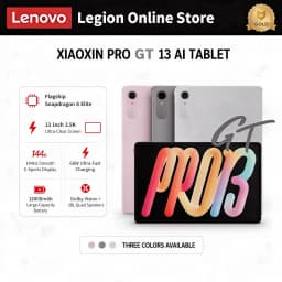 Hot Sale Lenovo Xiaoxin Pad Pro GT 13 AI Tablet Snapdragon 8 Elite 13.3" 3.5K 144Hz 12000mAh 68W Dolby Vision Android Tablet