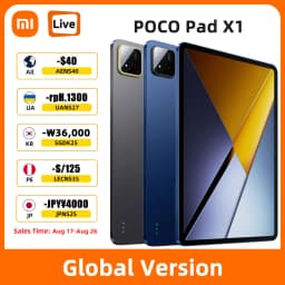 Global Vesion POCO Pad X1 11.2" 3.2K 144Hz Display Snapdragon 7+ Gen 3 8850mAh Battery 45W Turbo Charging 13MP Quad Speakers