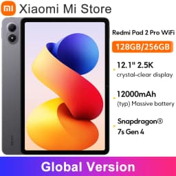 Global Version Xiaomi Redmi Pad 2 Pro Snapdragon 7s Gen 4 12000mAh 33W fast charging 12.1" 2.5K crystal-clear display