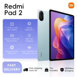 Xiaomi Redmi Pad 2, 4+256GB WIFI Global Version, 11" 90Hz 2.5K Display MediaTek Helio G100-Ultra HyperOS 2 9000mAh 18W Charging