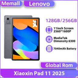 Lenovo Xiaoxin Pad 11 Tablet 128GB/256GB Global ROM MediaTek Dimensity 6300 11" 2.5K LCD Display 8MP Camera 7040mAh