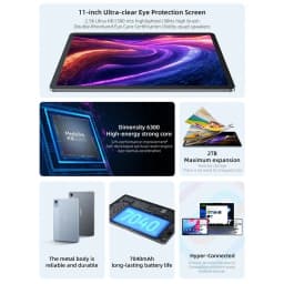 Lenovo Xiaoxin Pad11 2025 Demensity6300 11-inch 2.5K Eye-Protecting Screen 7040mAh Battery CN Rom for Studying
