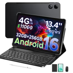 DOOGEE Tab G6 Max Tablet PC Android 16 13.4'' Display 32GB RAM(6GB+26GB) 256GB ROM 11000mAh Battery UNISOC T7280 Dual Speakers
